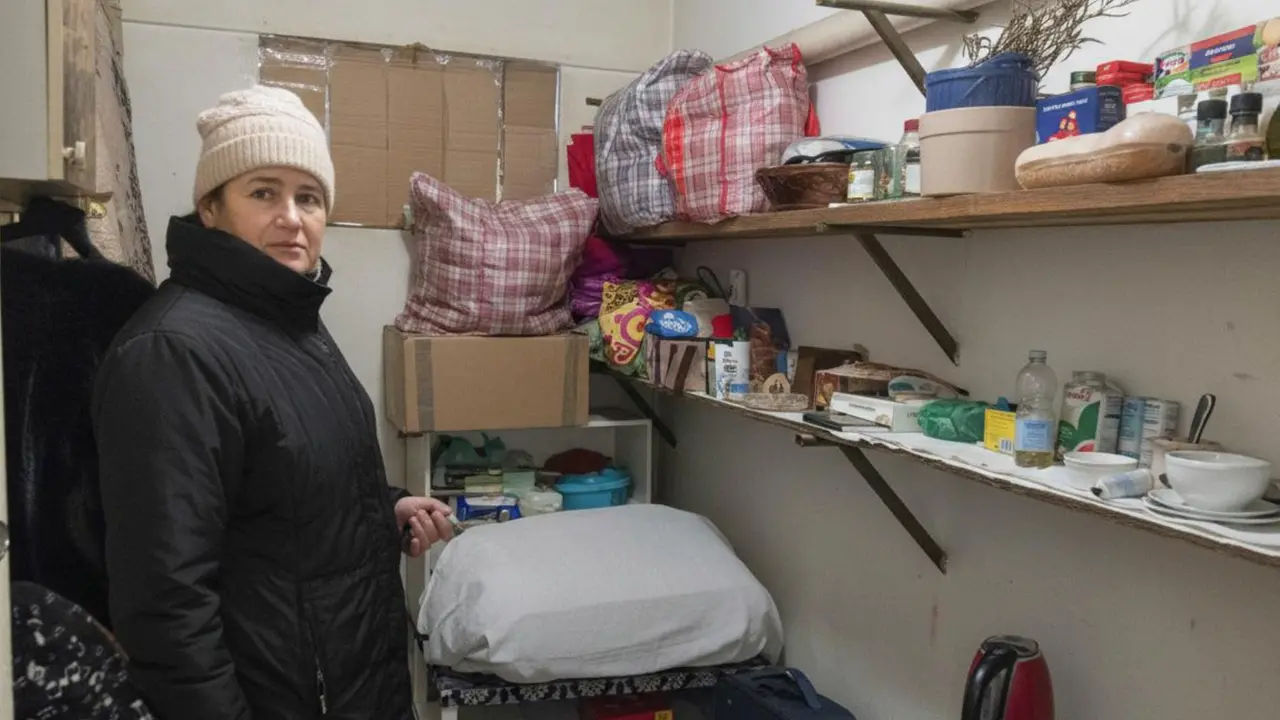 O moldoveancă locuiește într-un beci din Italia: Chiriașa nu părăsește locuința ei.