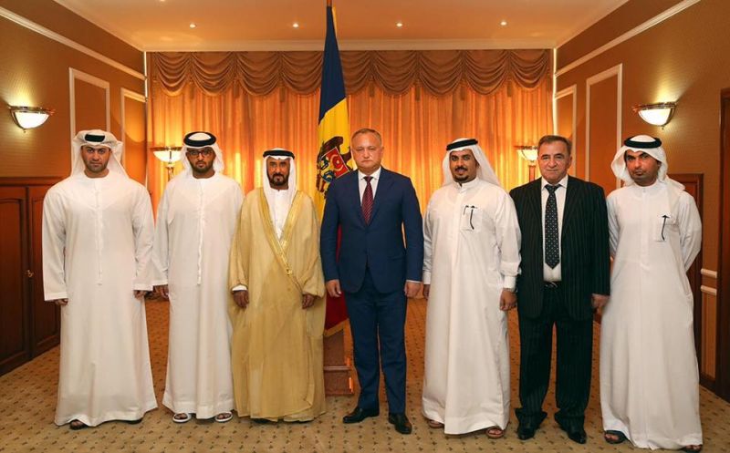 Dodon: Propunerea de a deschide un centru financiar cu susținerea Băncii Arabe Unite