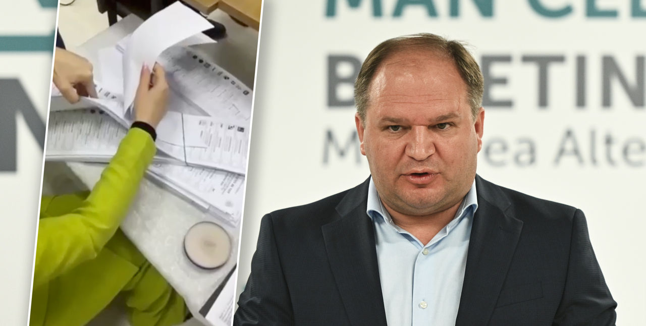 Ион Чебан заявил о попытке фальсифицировать результаты выборов в пользу Лилиана Карпа. Коллаж Point.md.