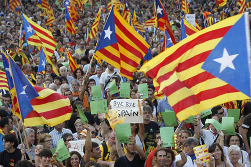 Catalonia este una dintre cele mai bogate regiuni ale țării.