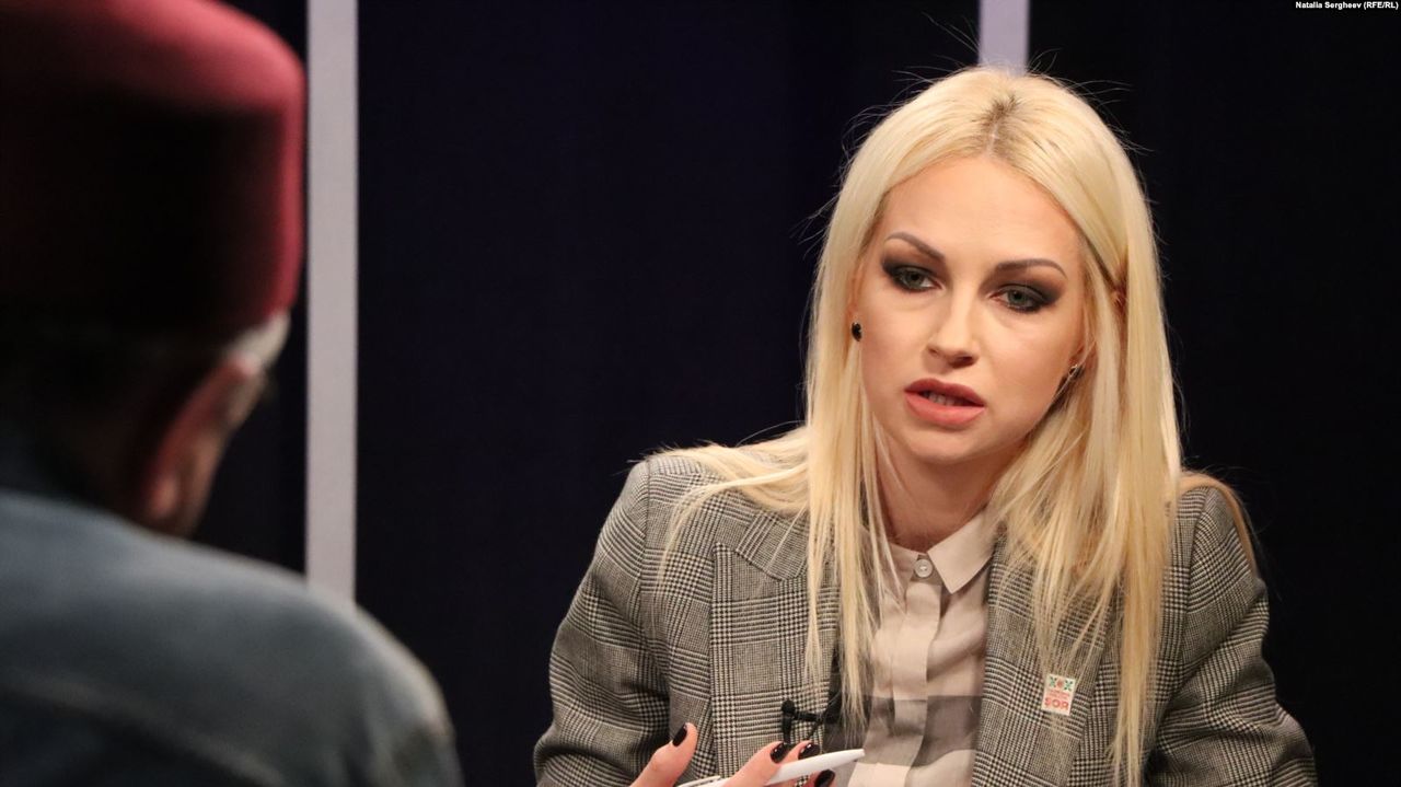 Депутат парламента от партии «Шор» Марина Таубер. 