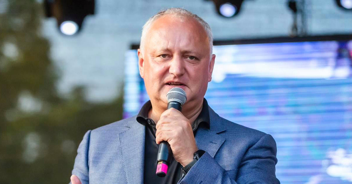 Dodon: Numărul susținătorilor UE a scăzut cu 10% în mandatul Maiei Sandu.