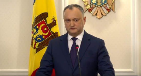 Президент Республики Молдова Игорь Додон.
