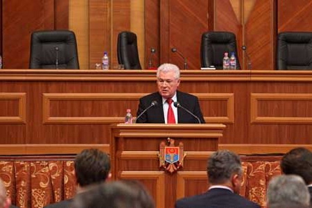 Председатель Партии коммунистов Владимир Воронин.
