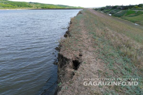 Сильных дождей с ветром дамба на пруду села Котовское может не выдержать.