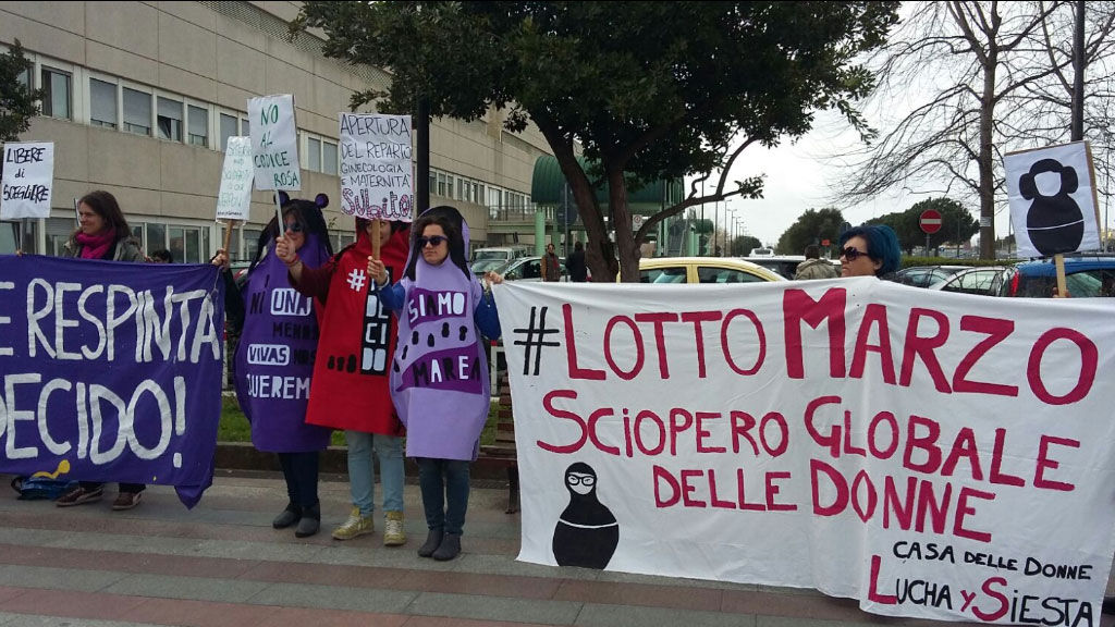 В Италии 8 Марта отмечают тотальной забастовкой.