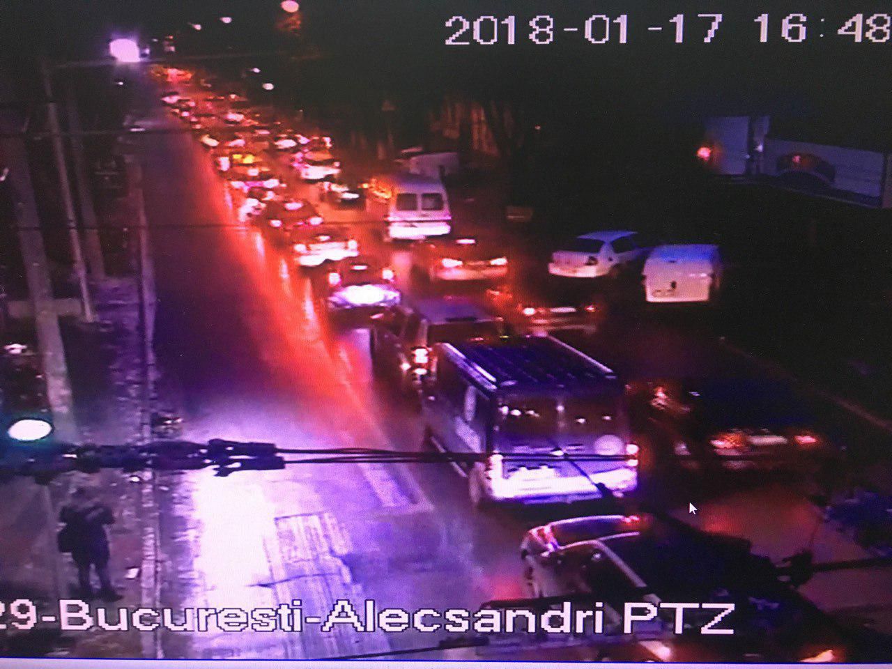 В ряде районов Кишинева образовались пробки.