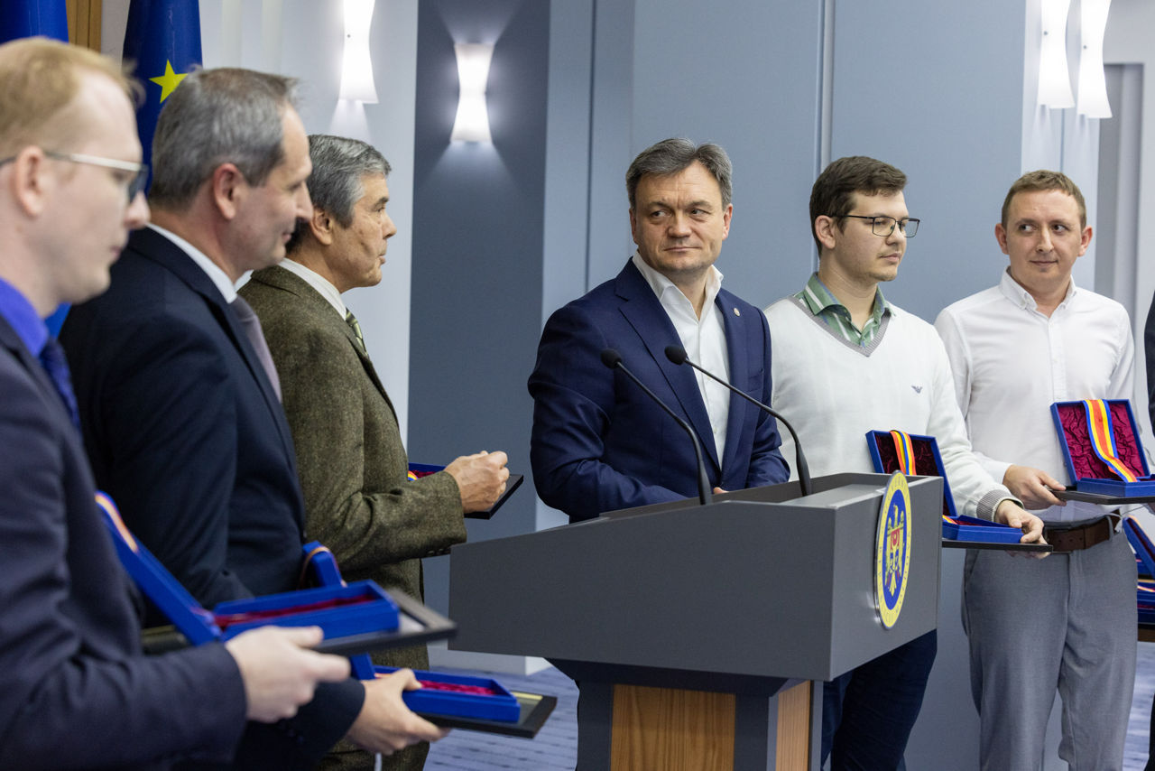 В правительстве Молдовы вручили Национальные премии 2023 года.