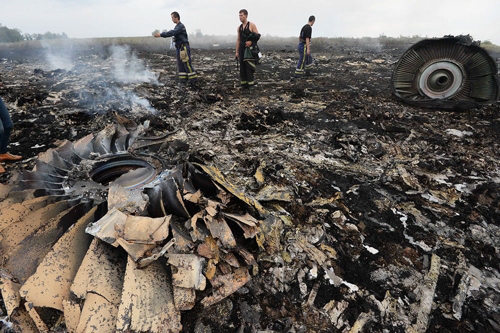 Boeing-777 авиакомпании Malaysian Airlines, направлявшийся из Амстердама, был сбит над Донбассом 17 июля 2014 года.  Фото: globallookpress.com