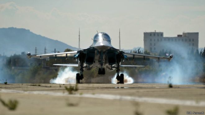 С 30 сентября для российских самолетов используется база "Хмеймим" в провинции Латакия.