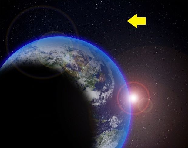 Obiectul misterios care însoţeşte Terra în jurul Soarelui. 