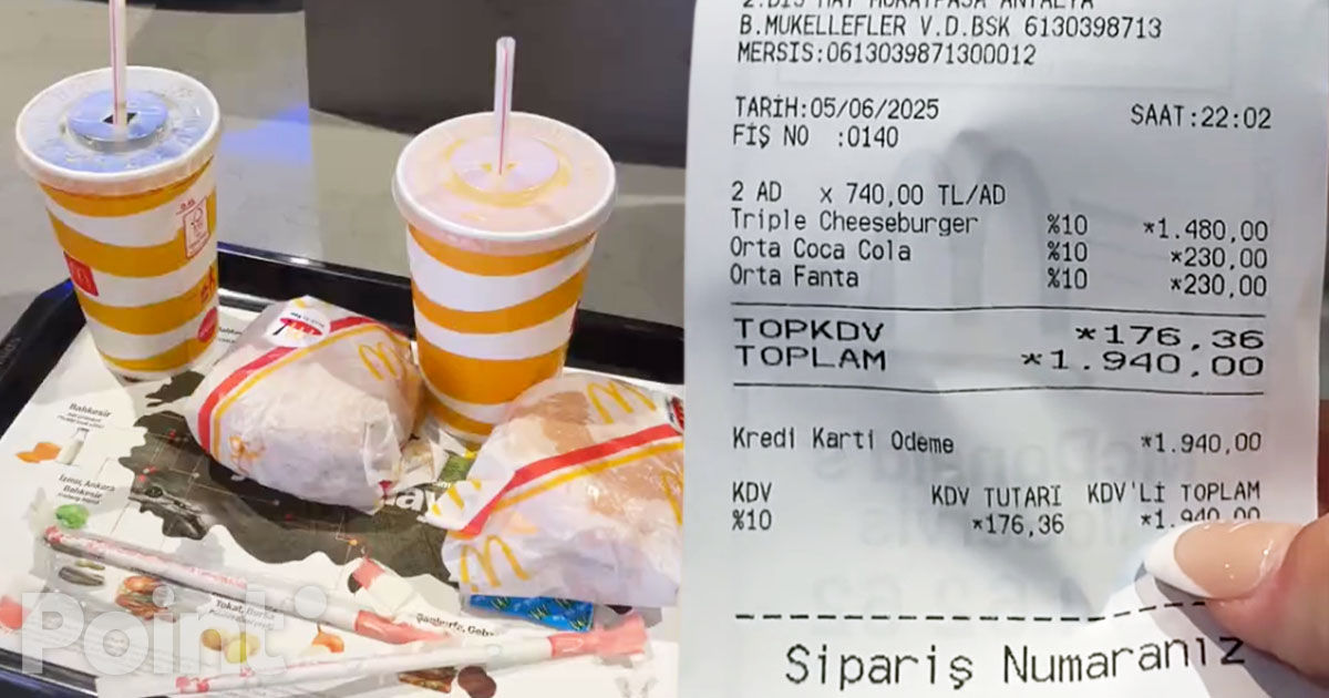 Женщина купила бургер в турецком McDonald's и была ошеломлена ценой.