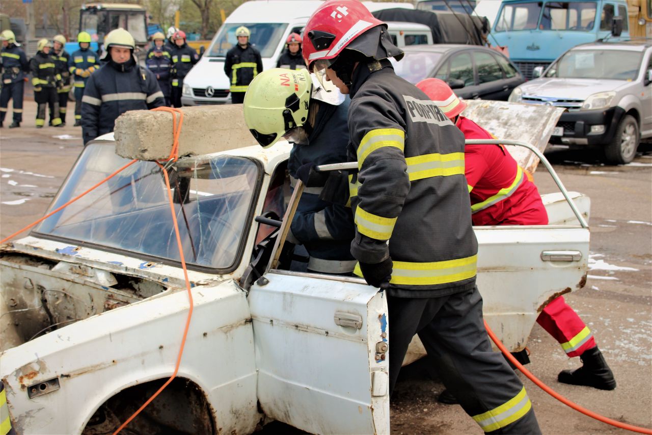 В Бельцах прошли учения для сотрудников ГИЧС.