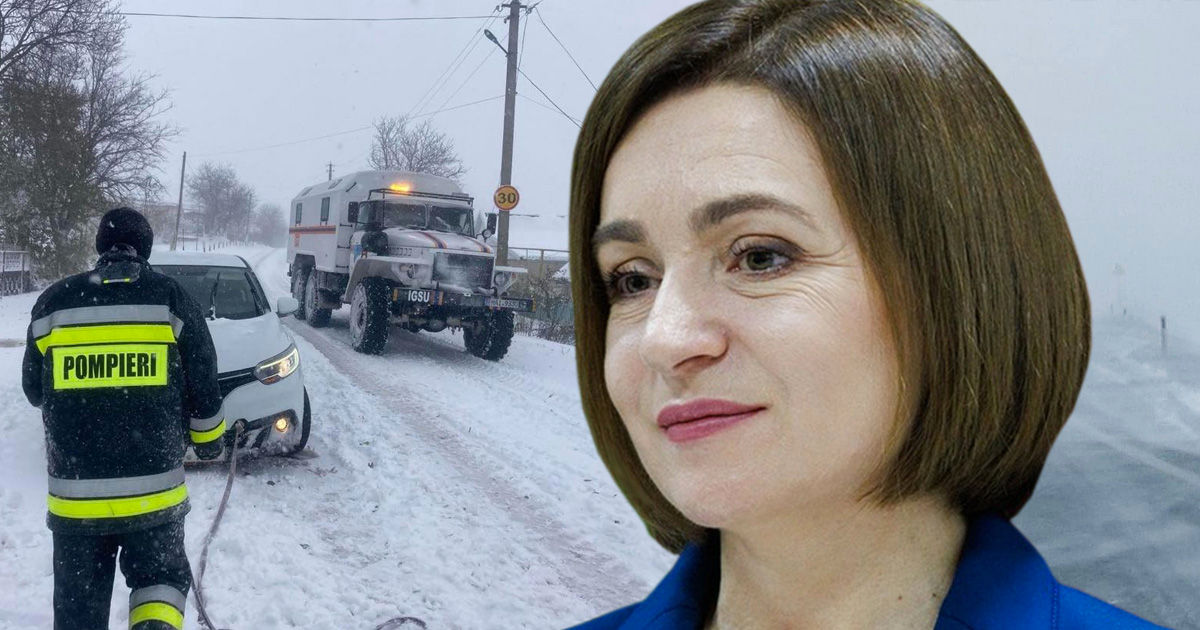 Майя Санду поблагодарила причастных к разблокированию национальных дорог. Коллаж Point.md.