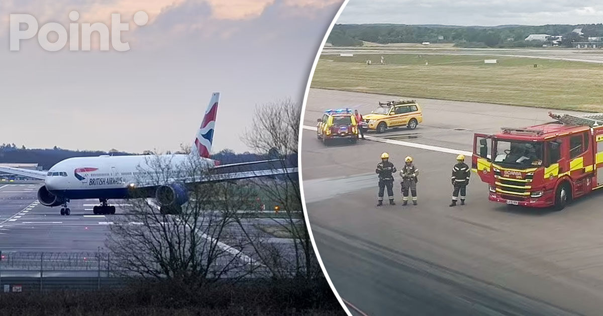 Eroarea unui pilot britanic a dus la incendierea unui avion.