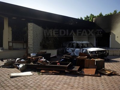 Atacul asupra consulatului SUA din Libia: Statele Unite au fost avertizate în legătură cu un posibil atac, dar nu au luat măsuri (Imagine: Mediafax Foto/AFP)
