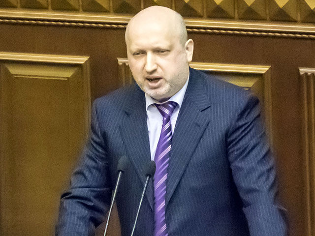 Турчинов сообщил, что террористы прошли подготовку в российском Белгороде.