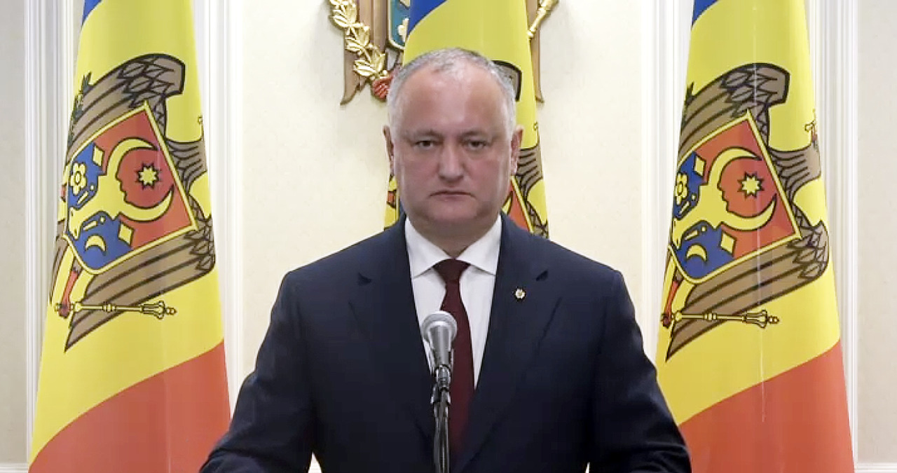Президент Республики Молдова Игорь Додон. 