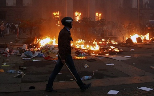 Cinci transnistreni au murit in incendiul din Odesa.