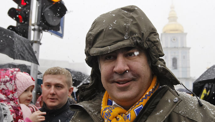 Украинские власти приняли решение депортировать экс-губернатора Одесской области Михаила Саакашвили из страны в ближайшие недели. Фото: ZUMA Press