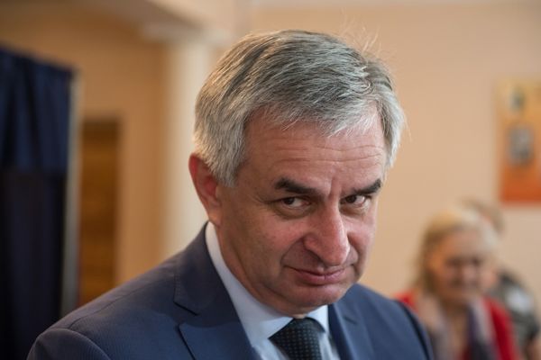 Президент Абхазии Рауль Хаджимба.