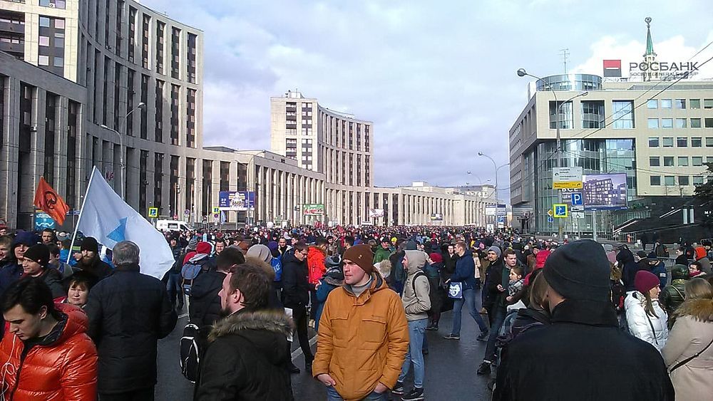 В Москве прошел митинг за свободный интернет.