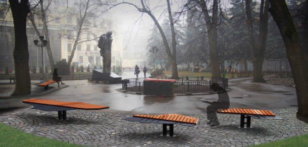 Schimbări de imagine în centrul Capitalei. Foto: chisinau.md