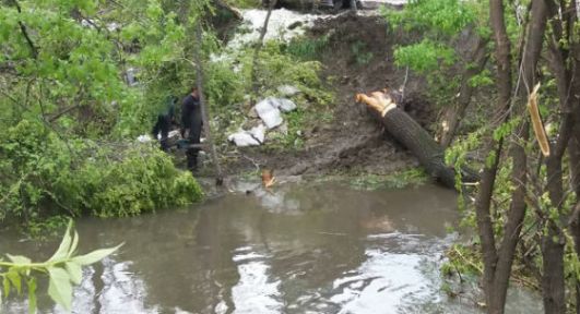 Pericol de inundații pe râul Bâc a trecut.
