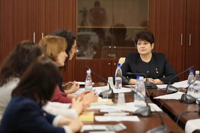 Președinta Comisiei parlamentare protecție socială, sănătate și familie, Valentina Buliga.