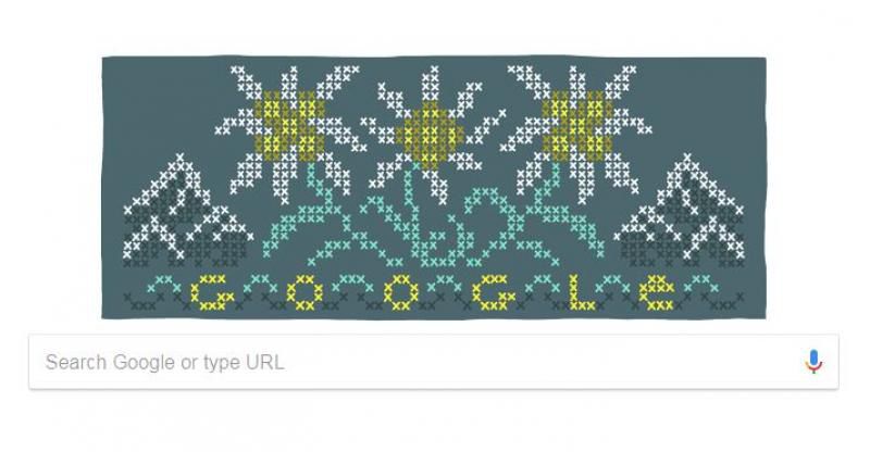 Google Doodle. De ce este sărbătorită floarea de colț astăzi. Foto: digi24.ro