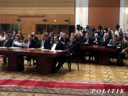 La rîndul său, Veaceslav Ioniță a spus că a început ziua de astăzi la 7 dimineața cu un interviu despre politica fiscală. Foto: politik.md