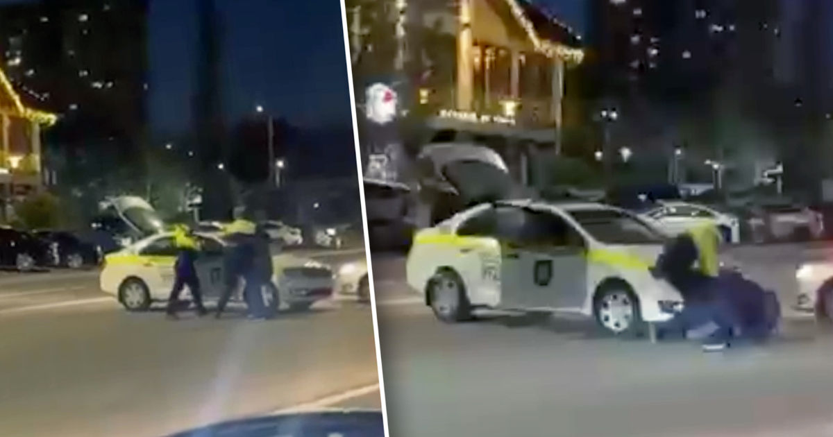 Полицейские задержали в Кишиневе агрессивного мужчину.