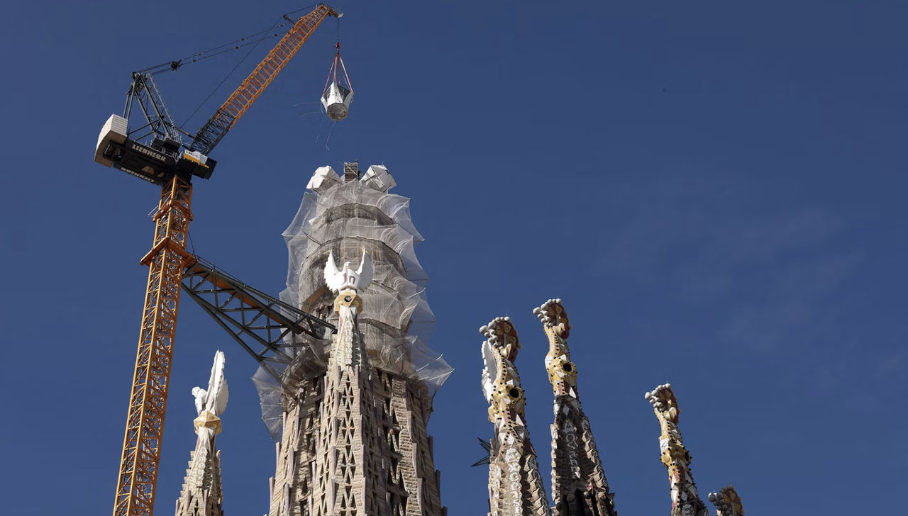 Sagrada Familia din Barcelona a atins înălțimea sa maximă.