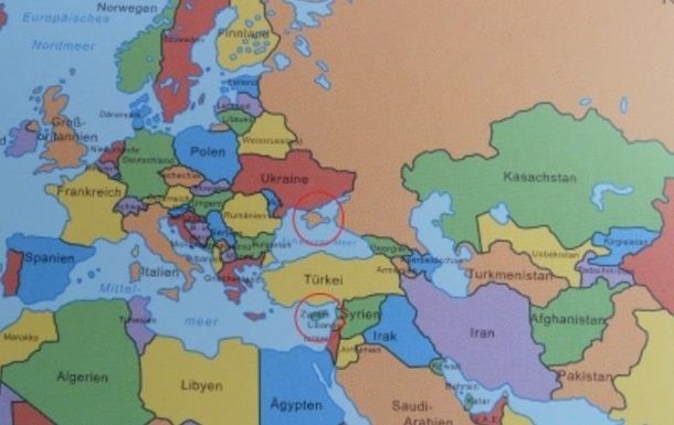 В Германии выпустили учебник с Украиной без Крыма.