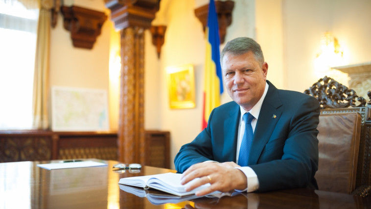 Președintele României, Klaus Iohannis.