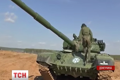В доказательство наступления российской армии на Донецк, телеканал 1+1 показал игровые учения с подмосковного полигона.