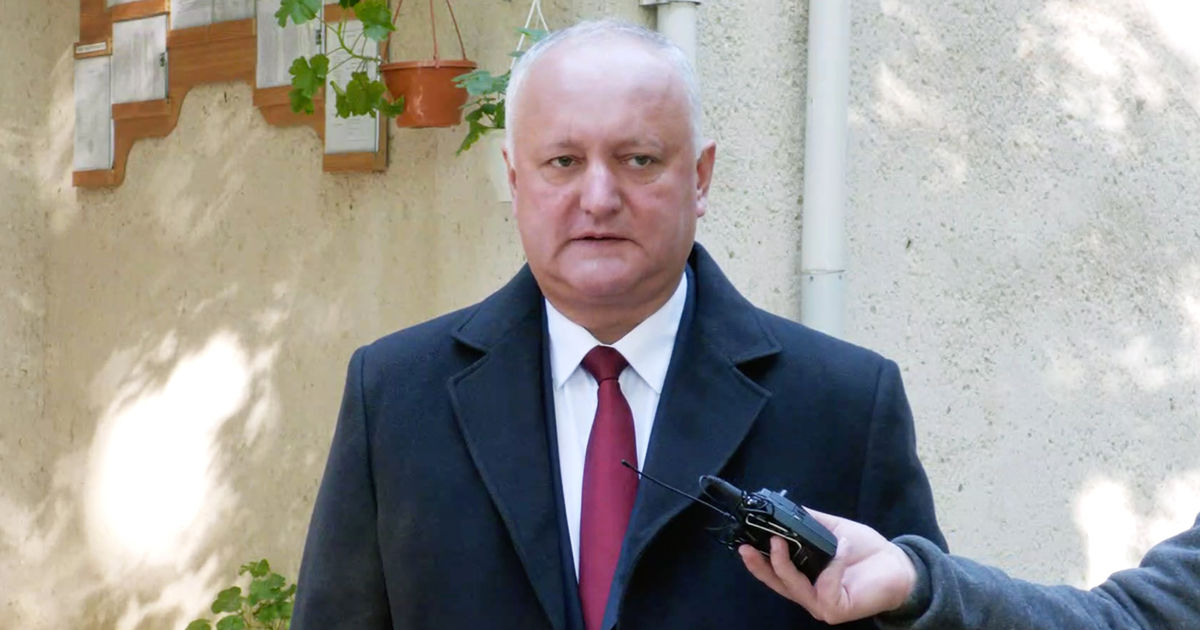 Dodon: Am votat pentru ca viața în Moldova să revină la normalitate.
