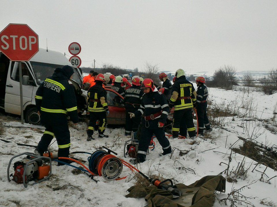 Un moldovean a provocat un grav accident la Vaslui. 