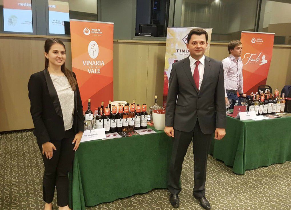 Мероприятие под названием Discover Wine of Moldova было нацелено на продвижение молдавских вин и установление новых деловых отношений. Фото: realitatea.md.