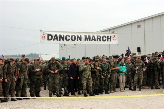 Молдавский миротворец занял второе место в марш-броске "Dancon March".
