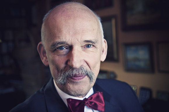 Eurodeputatul polonez de extremă dreapta Janusz Korwin-Mikke. 