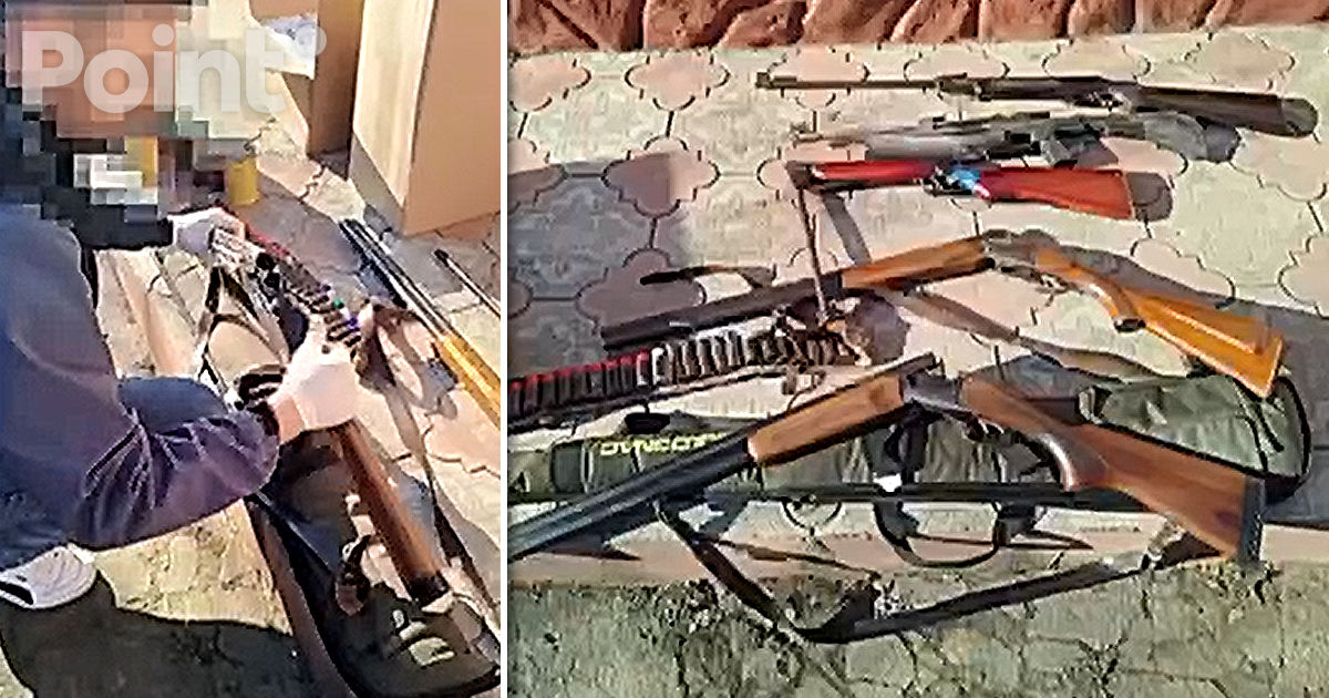 Arme, muniții și țigări de contrabandă, depistate de polițiști la Fălești.