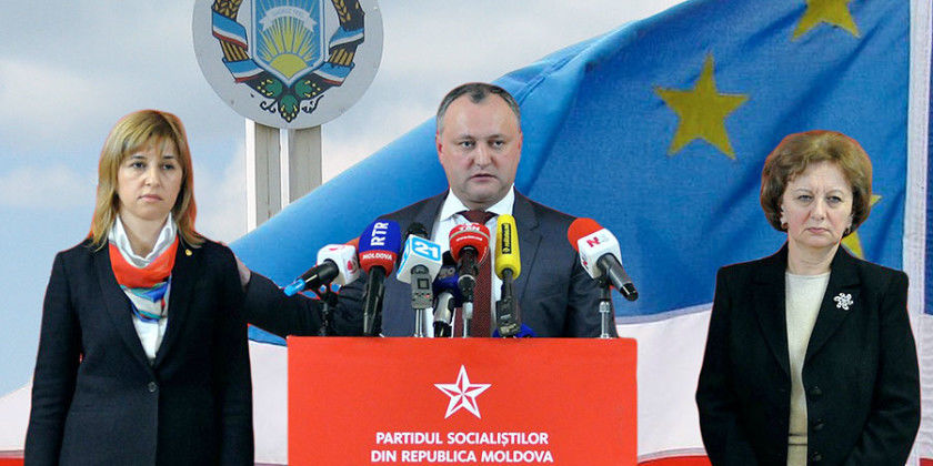 Igor Dodon este singurul lider politic care s-a ocupat plenar de alegerile din autonomia găgăuză. Foto: zdg.md