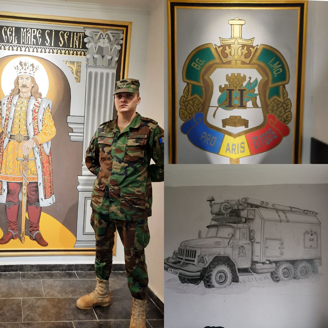 Военнослужащий Нацармии впечатляет своим талантом художника.