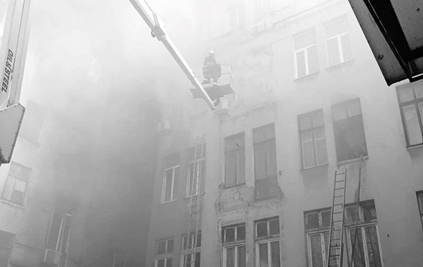 Пожар в одесском колледже ликвидирован.