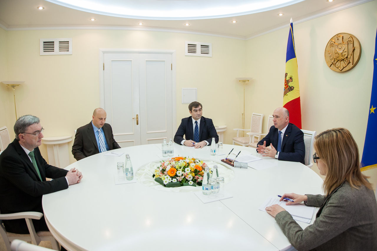 Întrevederea Premierul Pavel Filip cu Ambasadorul Cehiei în Republica Moldova.
