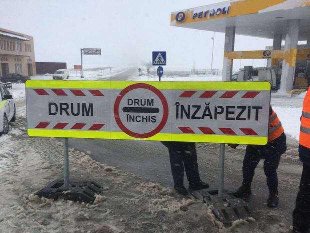 Avertismentul INP: Lista drumurilor închise din țară