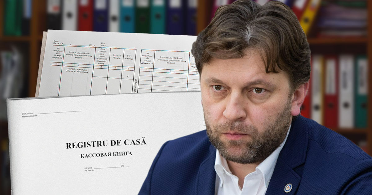 Думитру Алайба обещает избавить бизнес от кассовой книги. Коллаж Point.md.