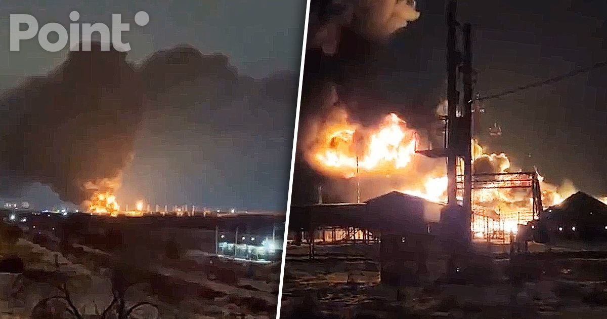 В Энгельсе пятый день продолжает гореть атакованная беспилотниками нефтебаза.