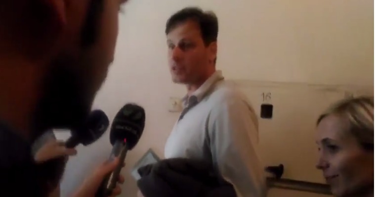 Момент задержания Лучинского попал на видео.